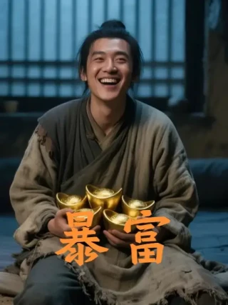 古代穷人突然捡到一百两黄金，能咸鱼翻身走上人生巅峰吗？
