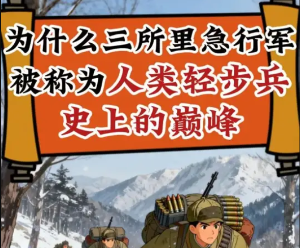 为什么说三所里急行军被称为人类轻步兵的巅峰？