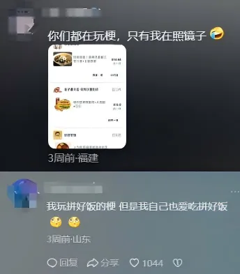 那些玩“拼好饭”梗的人，多吃几顿“拼好饭”就老实了
